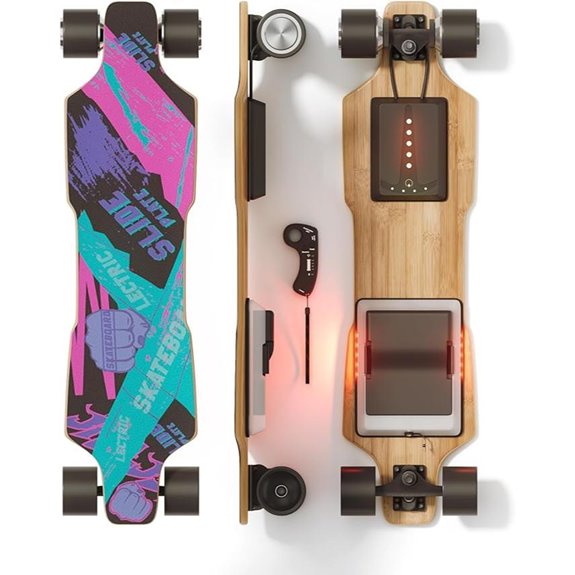 Electric Skateboard with 900W Motor & RGB LED