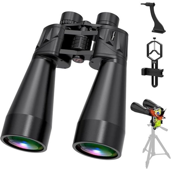 High Powered 18x70 Waterproof Binoculars with Accessories