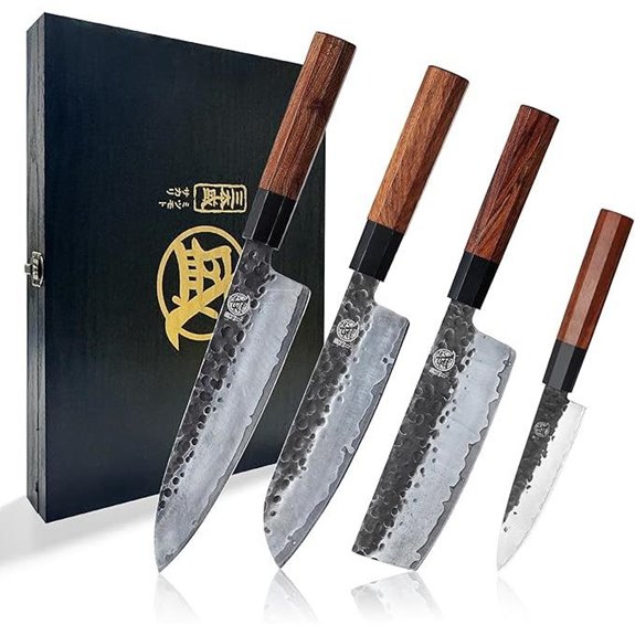 MITSUMOTO SAKARI Chef’s Knife Set 4 Pcs