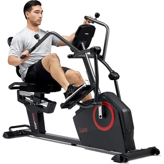 premium recumbent elliptical trainer