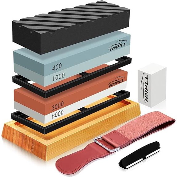 Professional Whetstone Knife Sharpener Set