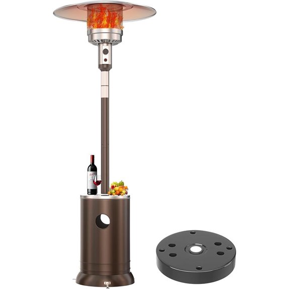 propane patio heater wheels
