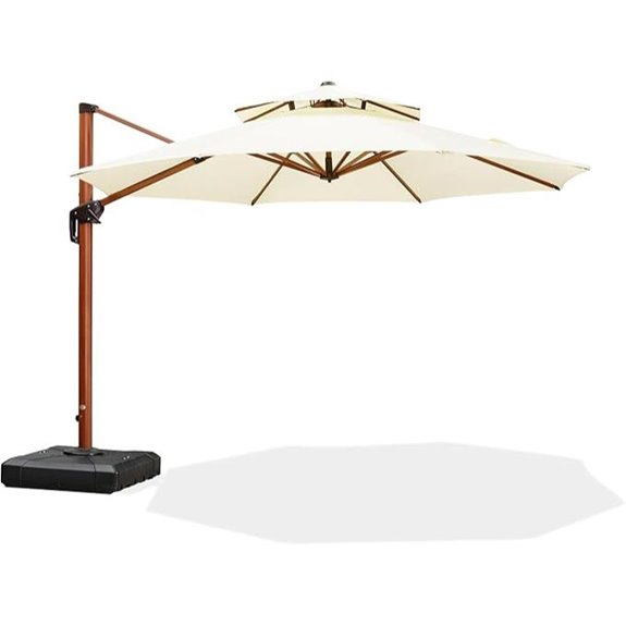 purple leaf 11ft umbrella