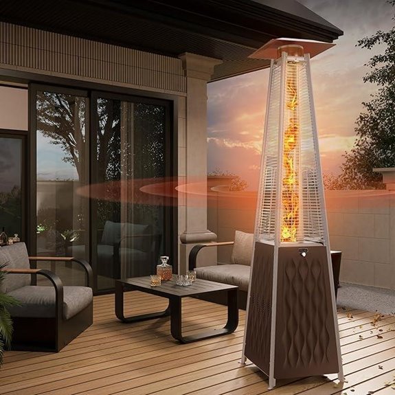 pyramid patio heater