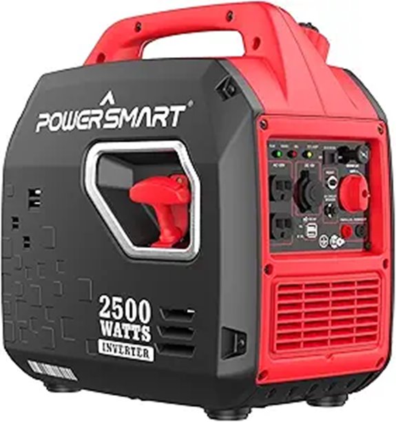 quiet 2500 watt portable generator