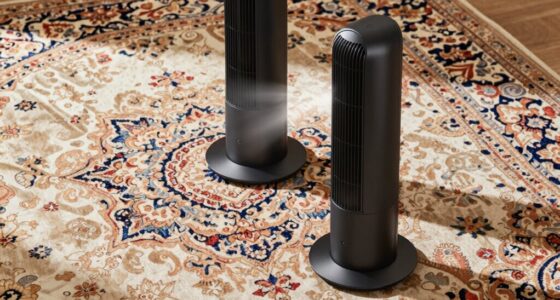 quiet tower fans for carpets