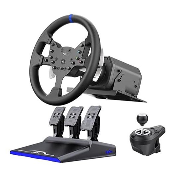 PXN V99 Racing Wheel with Force Feedback and Pedals