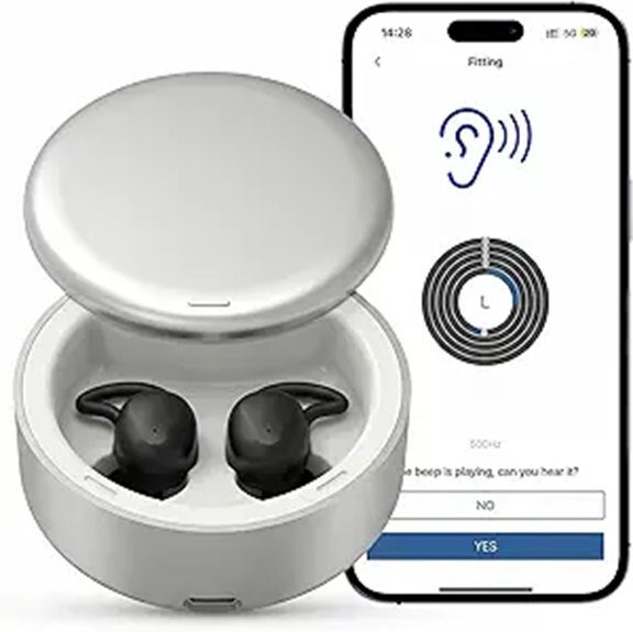 OTC Rechargeable Hearing Aids with App and Noise Reduction