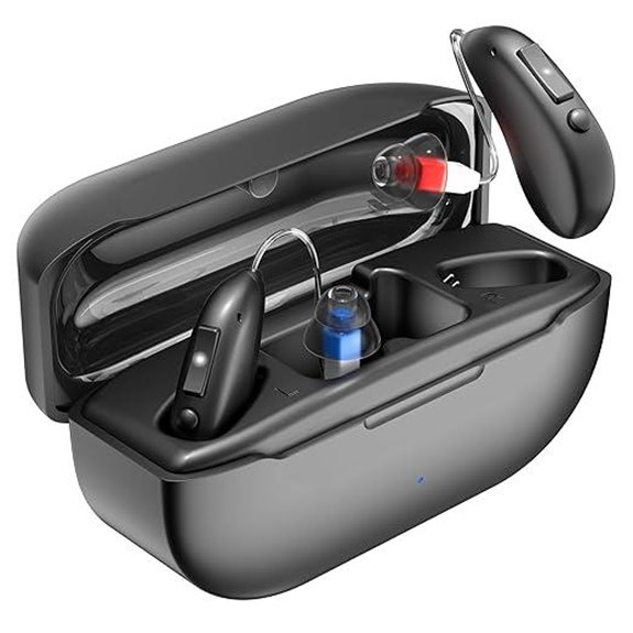 Rechargeable Hearing Aids for Seniors with Noise Cancellation