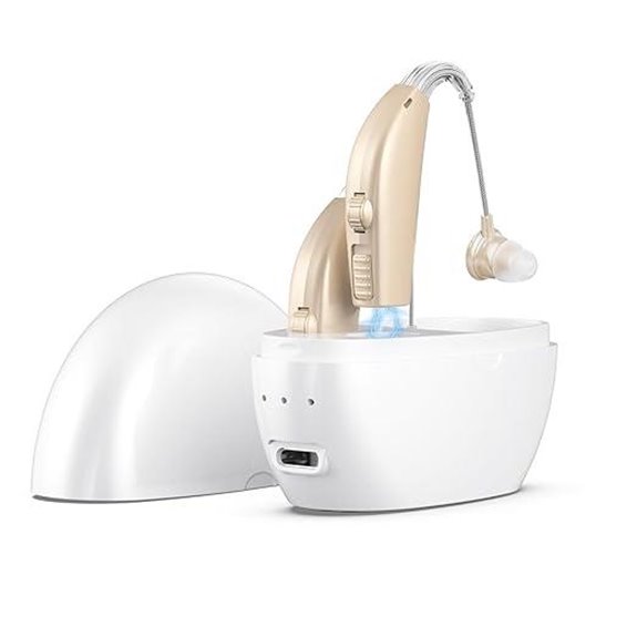 Rechargeable Hearing Aids with Noise Cancellation for Seniors