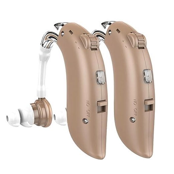 Rechargeable Hearing Aids for Seniors with Noise Cancellation