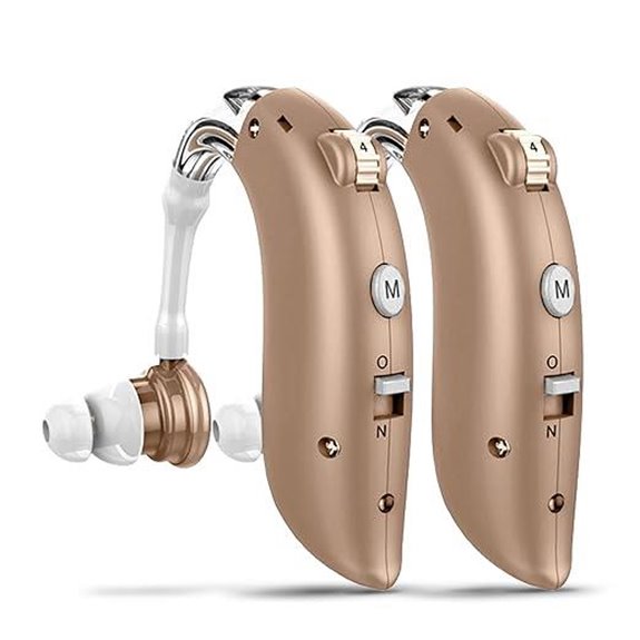 DELLONA Rechargeable Hearing Aids with Noise Reduction (Pair)