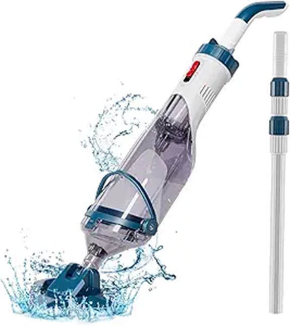 rechargeable pool vacuum telescopic
