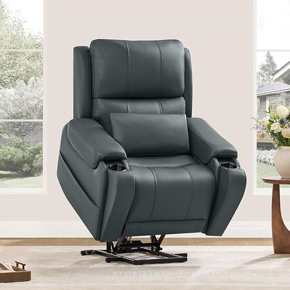 CHITA Power Recliner Chair with Heat & Massage