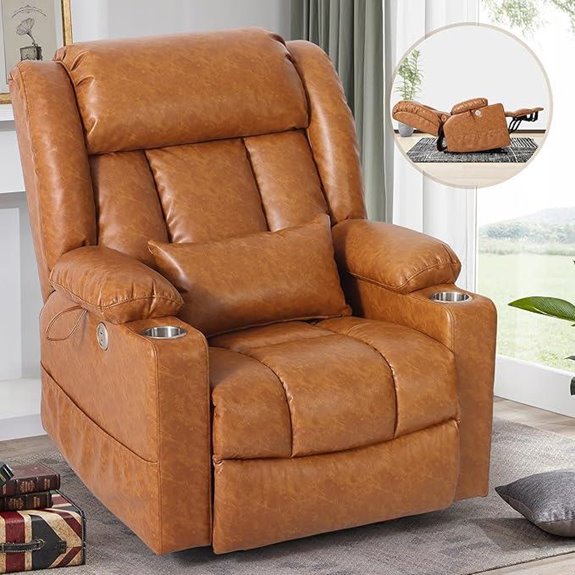 ABCASA Zero Gravity Recliner with Heat & Massage