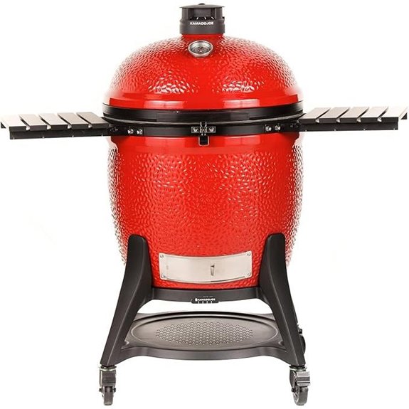 Kamado Joe Big Joe III Ceramic Grill in Red
