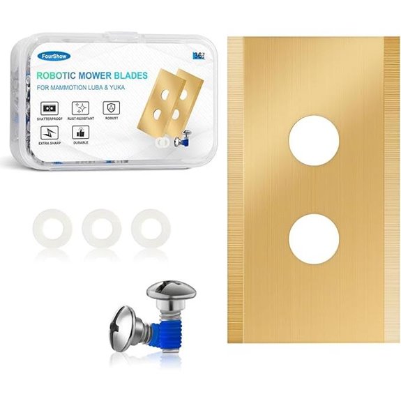 FourShow Replacement Blades for Mammotion Luba & Yuka