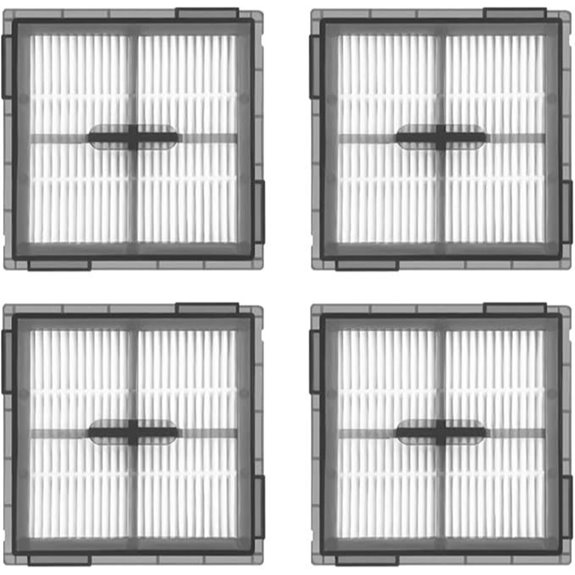 4-Pack HEPA Filters for Roborock Q10 S5 Vacuum