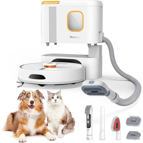 Teendow D20S Max+ Robot Vacuum & Mop with Dock