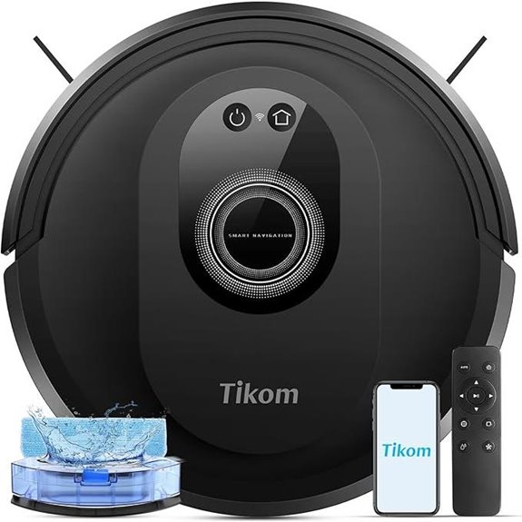 robot vacuum with mopping