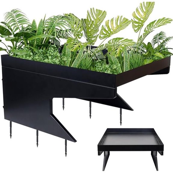 Weatherproof Robotic Lawn Mower Garage with Planter