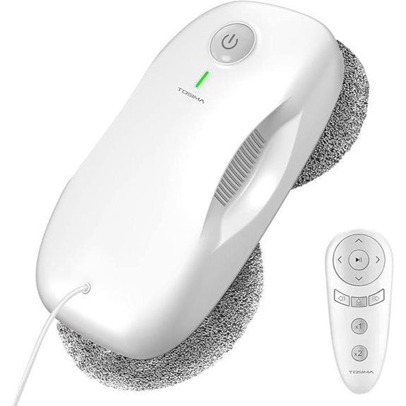 Tosima W2 Robotic Window Cleaner with Remote