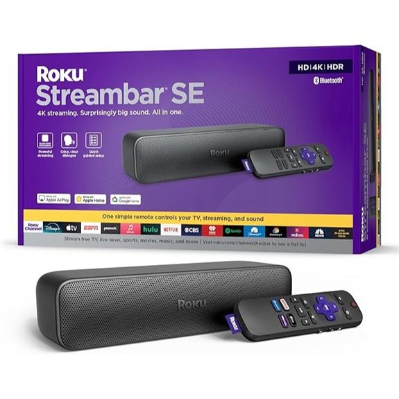 Roku Streambar SE Soundbar with 4K Streaming