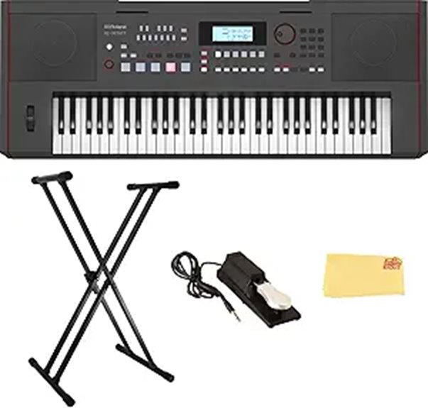 Roland E-X50 Electronic Keyboard Bundle with Accessories