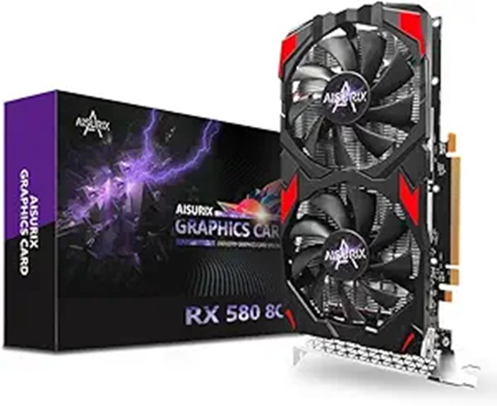 AISURIX RX 580 8GB Gaming Graphics Card with HDMI