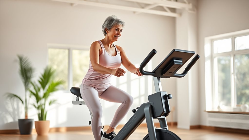 safe comfortable exercise bike