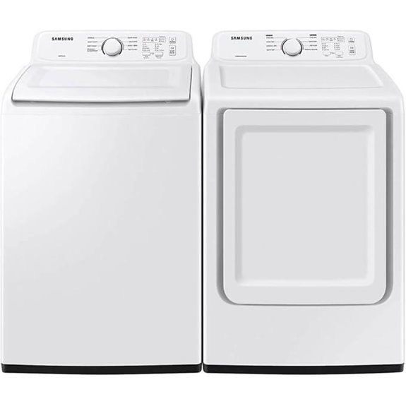 Samsung WA40A3005WPR White Top Load HE Washer/Dryer Pair
