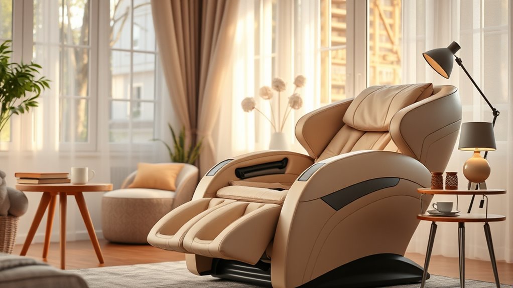 senior friendly massage chair features