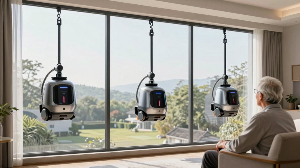 senior friendly window robots