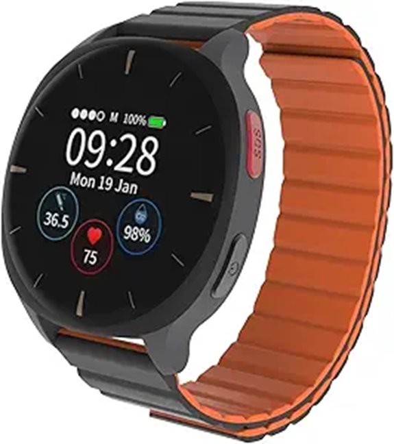 AUDAR E2 Senior Health Smartwatch with Fall Detection