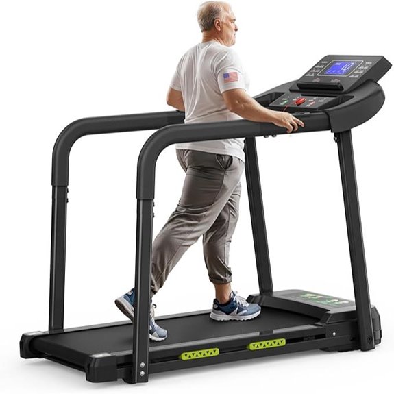 FYC Senior Walking Treadmill with Handrails & App
