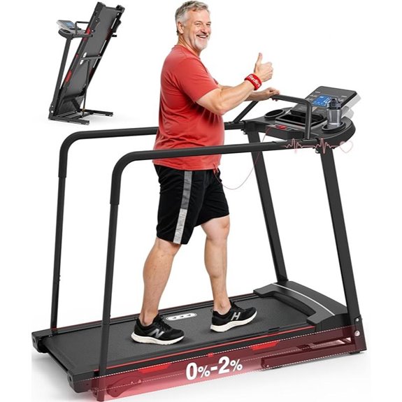 Redliro Senior Walking Treadmill with Handrails and APP