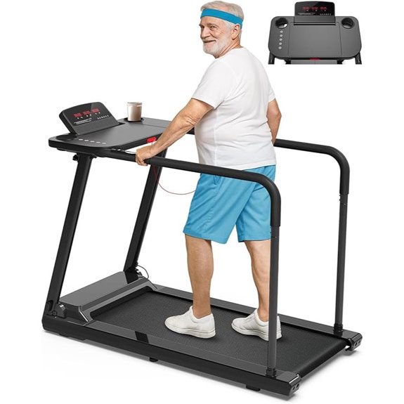 CIIHI Senior Walking Treadmill with Handrails