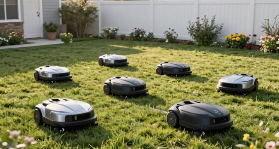 silent robotic mower options