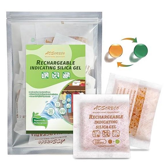 ADSorbco 15-Pack Silica Gel Packets for Moisture Absorption