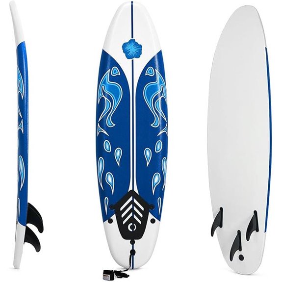 KOTEK 6' Surfboard with Fins and Leash