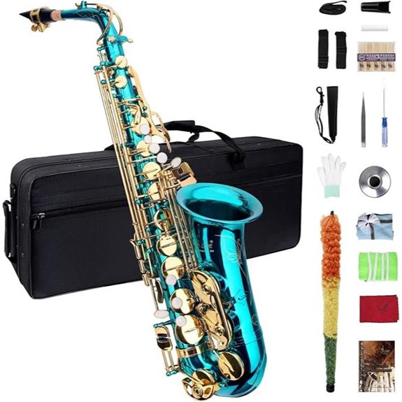 sky blue beginner alto sax