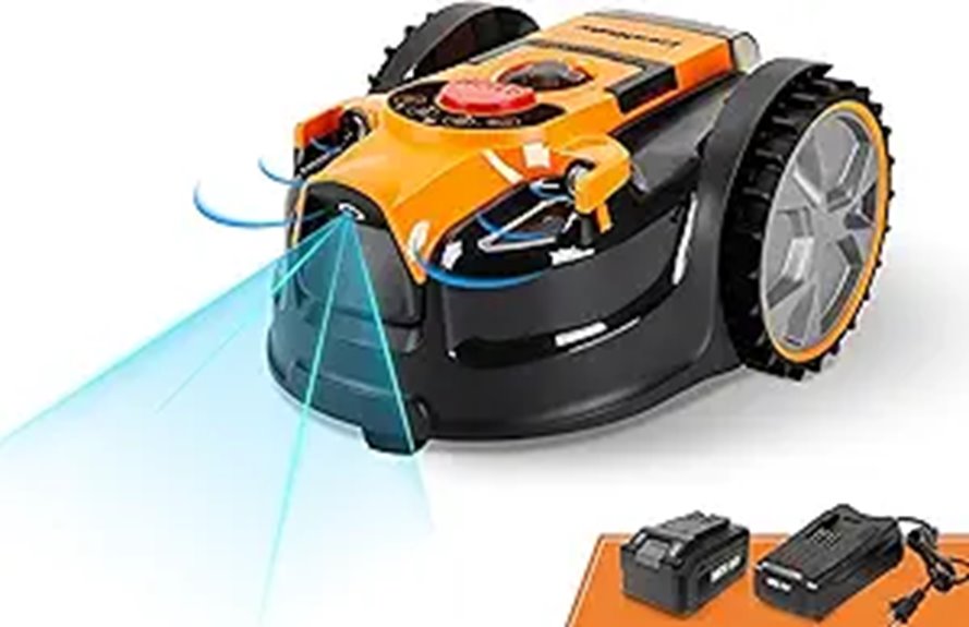 LawnMaster OcuMow™ Robot Lawn Mower for Small Lawns