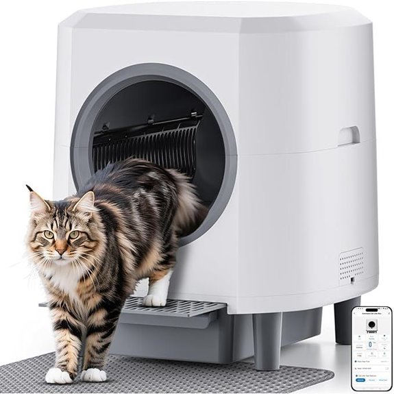 Automatic Self-Cleaning Litter Box with App Control