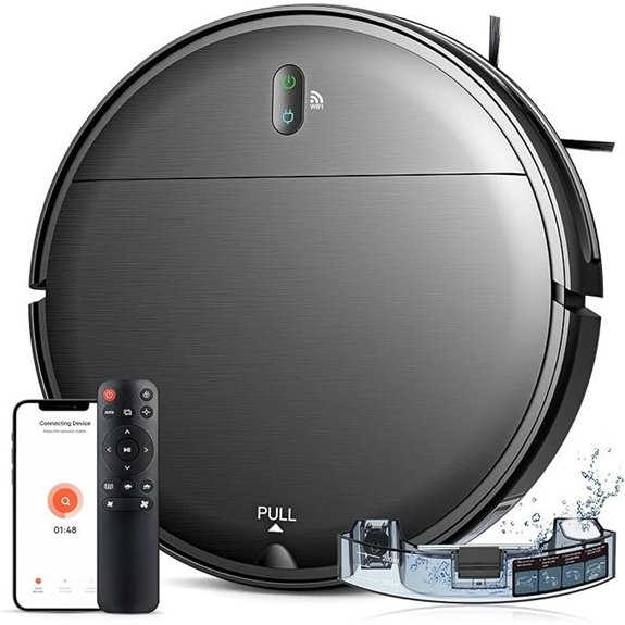 Robot Vacuum & Mop Combo with App & Voice Control