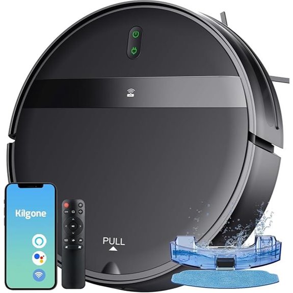 Smart Robot Vacuum and Mop Combo with App & Alexa