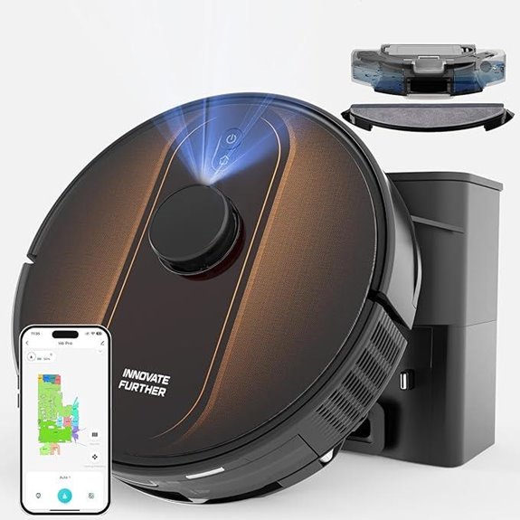 LiDAR Robot Vacuum & Mop Self-Empty Alexa Control