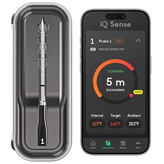 CHEF iQ Sense 2025 WiFi Meat Thermometer with 5 Sensors