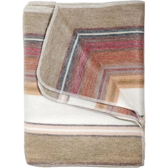 Alpaca Wool Throw Blanket Soft Breathable Hypoallergenic