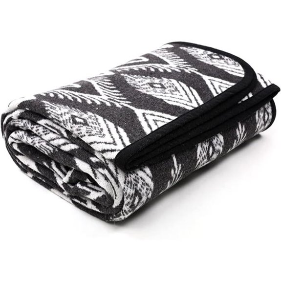 PuTian Merino Wool Blanket 87x63 Soft & Washable