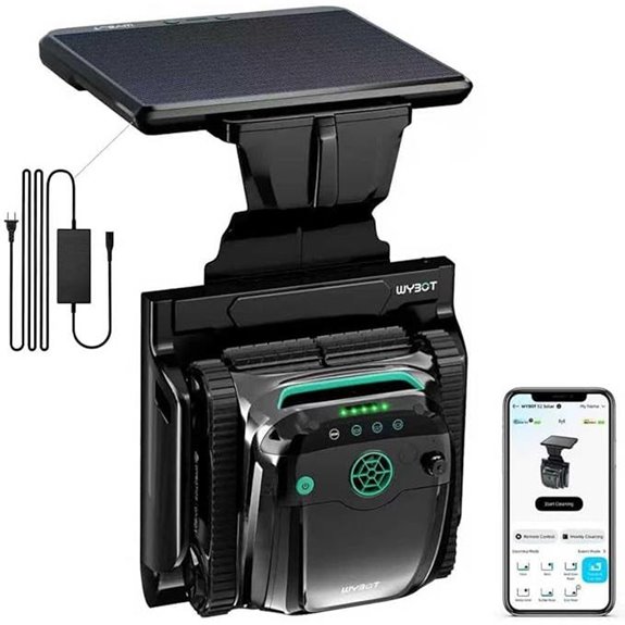 solar powered robotic pool cleaner